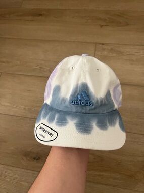 adidas Women's Tie-Dye Cap in Blue, White & Lavender